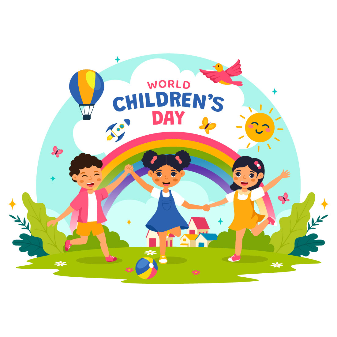 11 World Children's Day Illustration cover image.