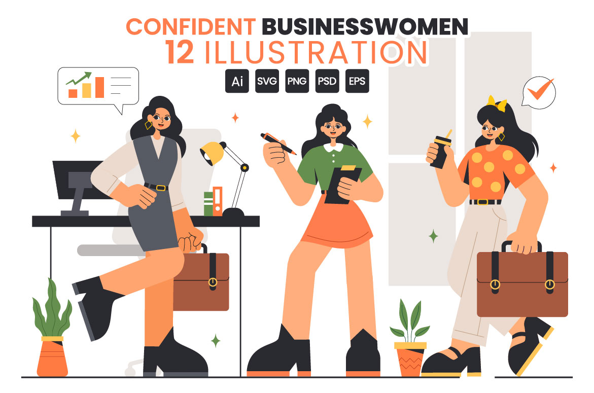 confident businesswomen 01 646