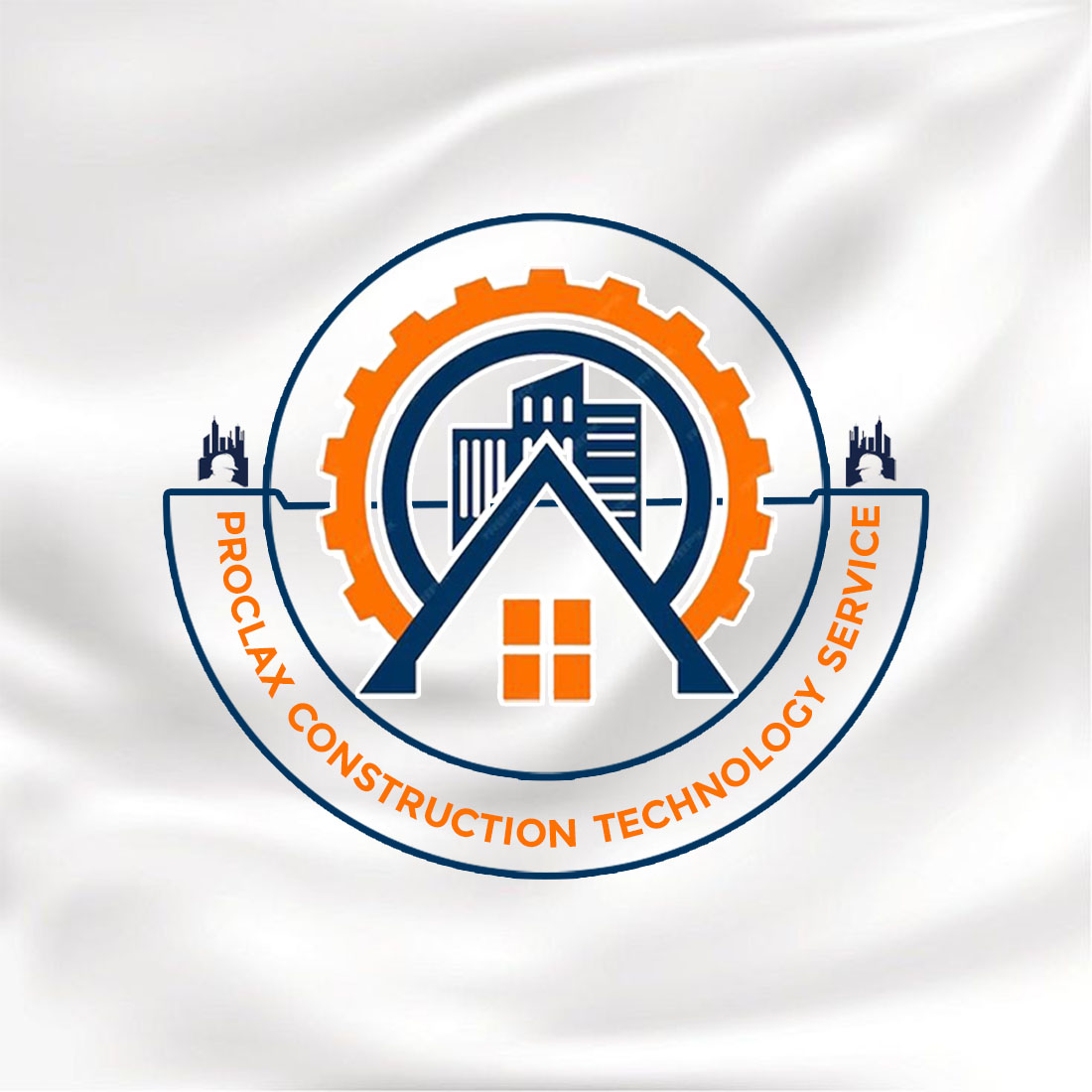 Construction logo preview image.