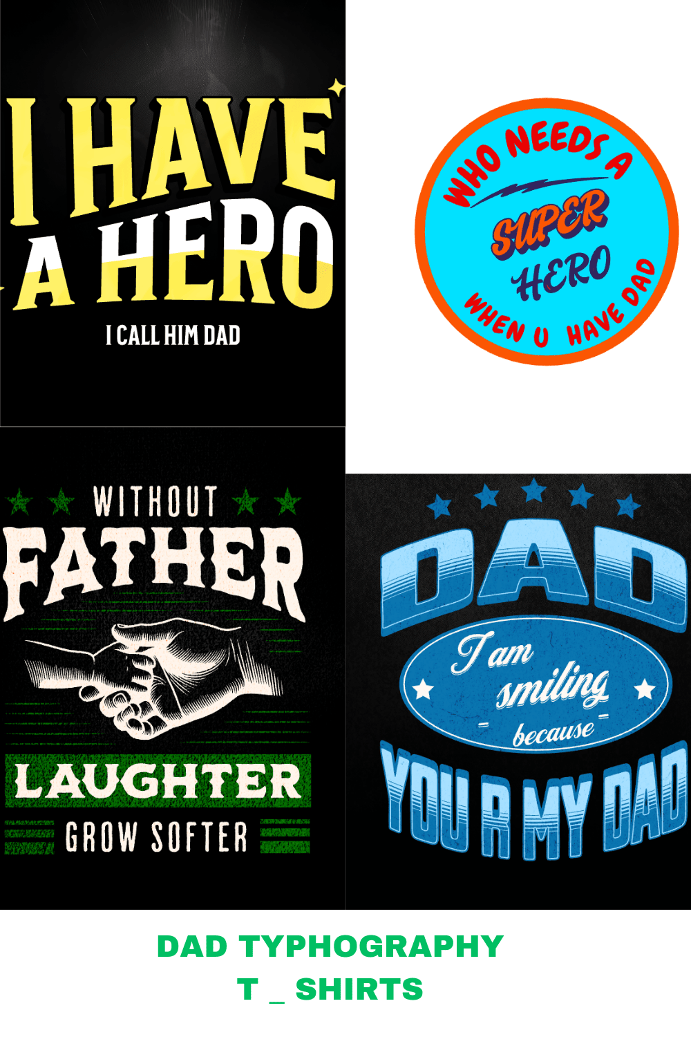 DAD typography T _ shirts pinterest preview image.