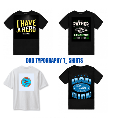 DAD typography T _ shirts cover image.