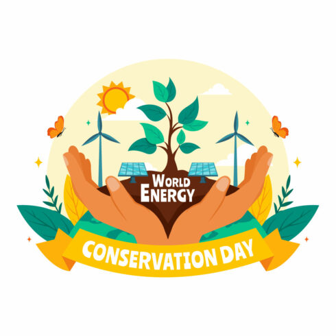 11 World Energy Conservation Day Illustration cover image.