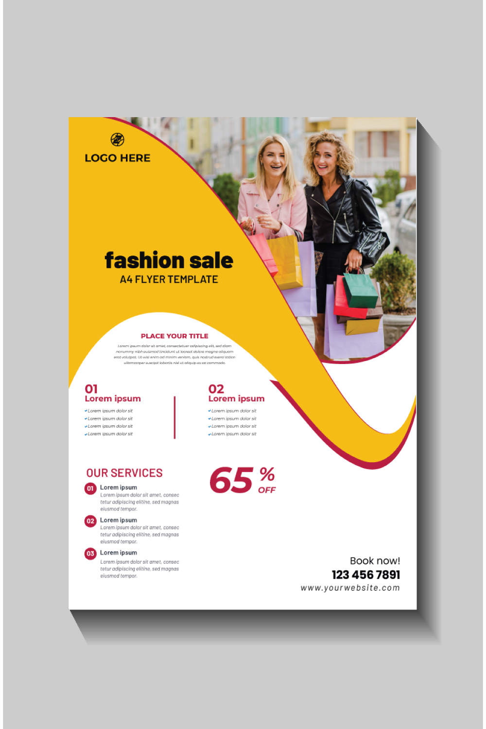 fashion sale social media post and web banner template pinterest preview image.