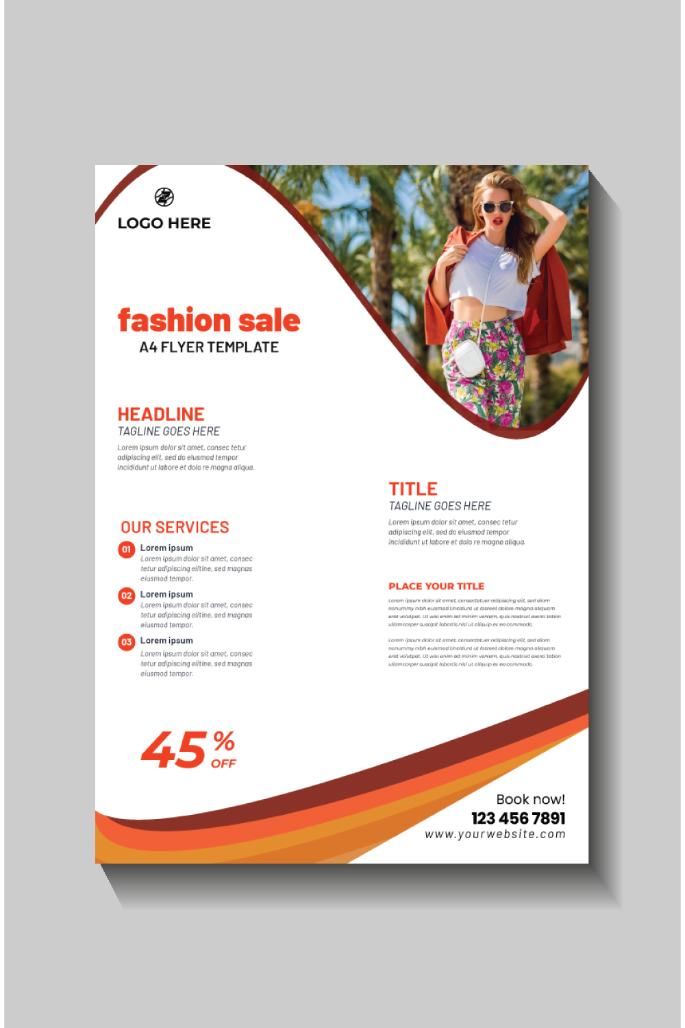 fashion sale social media post and web banner template pinterest preview image.