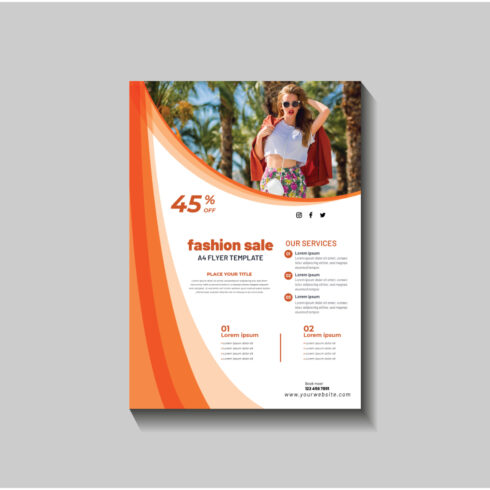 fashion sale social media post and web banner template cover image.