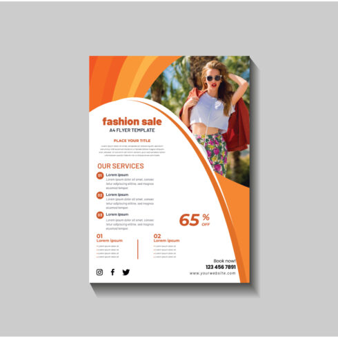 fashion sale social media post and web banner template cover image.