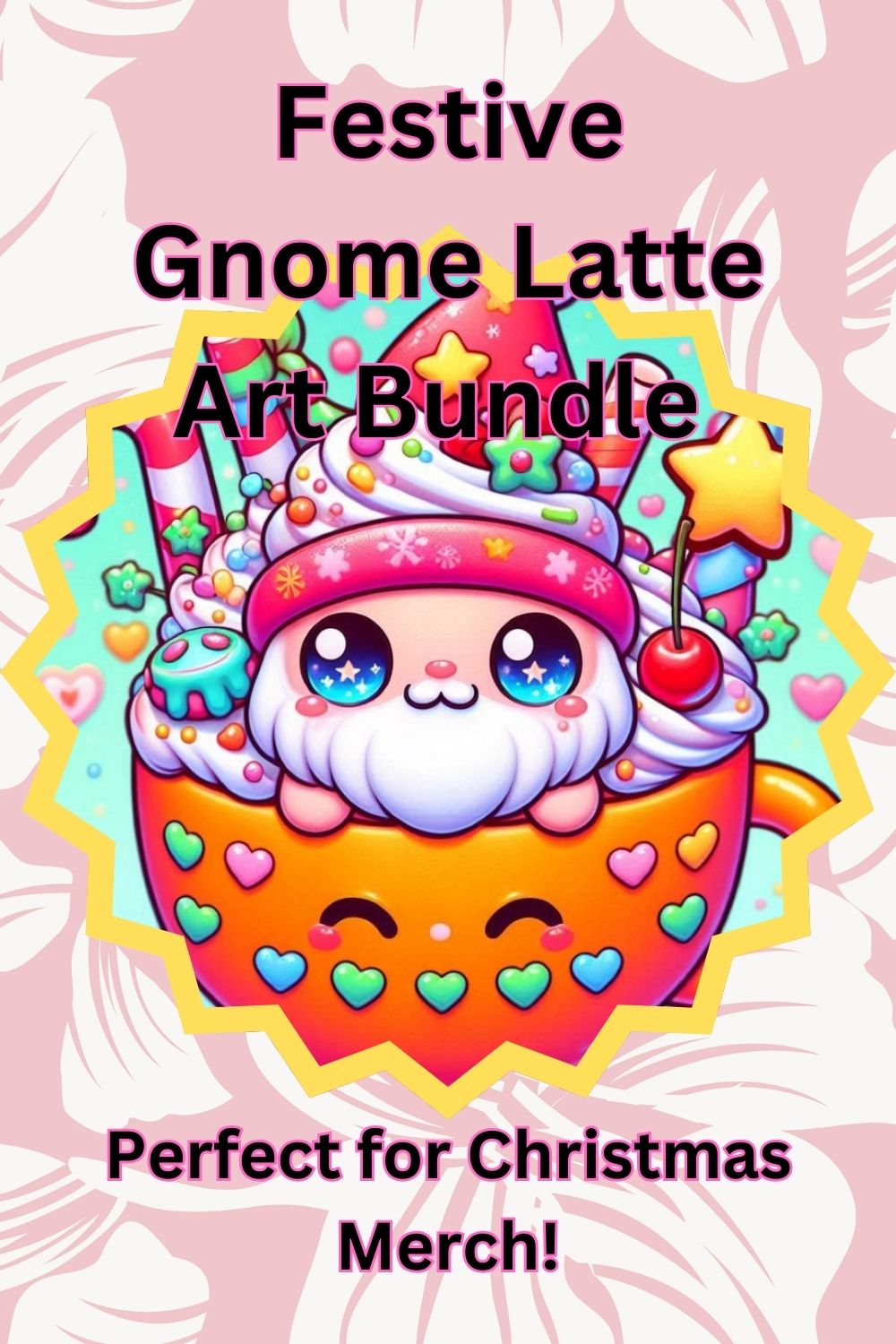 festive gnome latte art bundle perfect for christmas merch 644