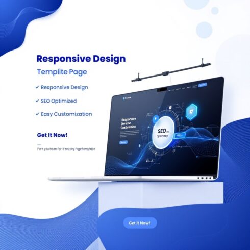 SaaSify – Modern SaaS Landing Page Template cover image.