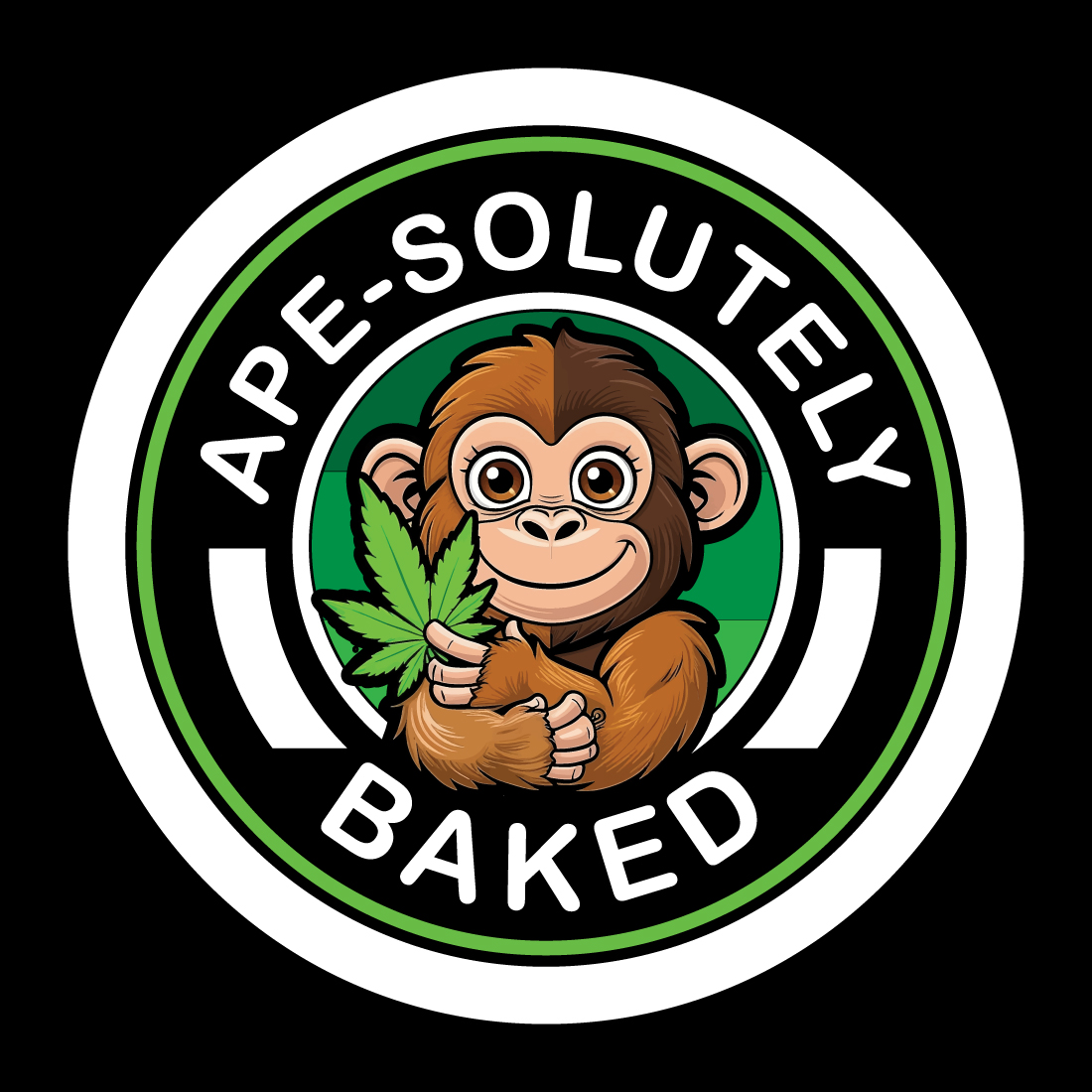 Ape-Solutely Baked T-Shirt Design cover image.