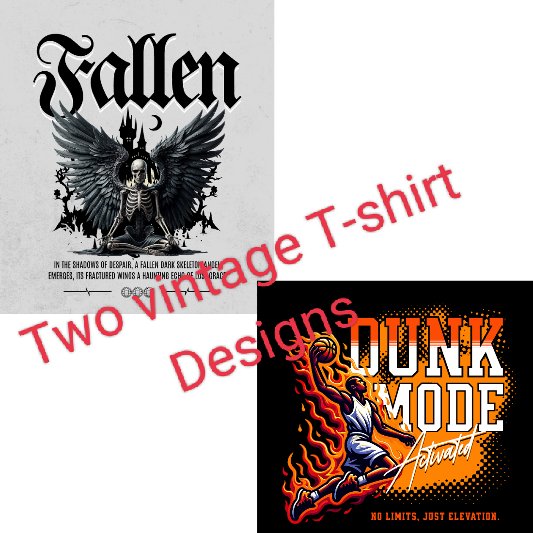 Vintage T-shirt Designs pinterest preview image.