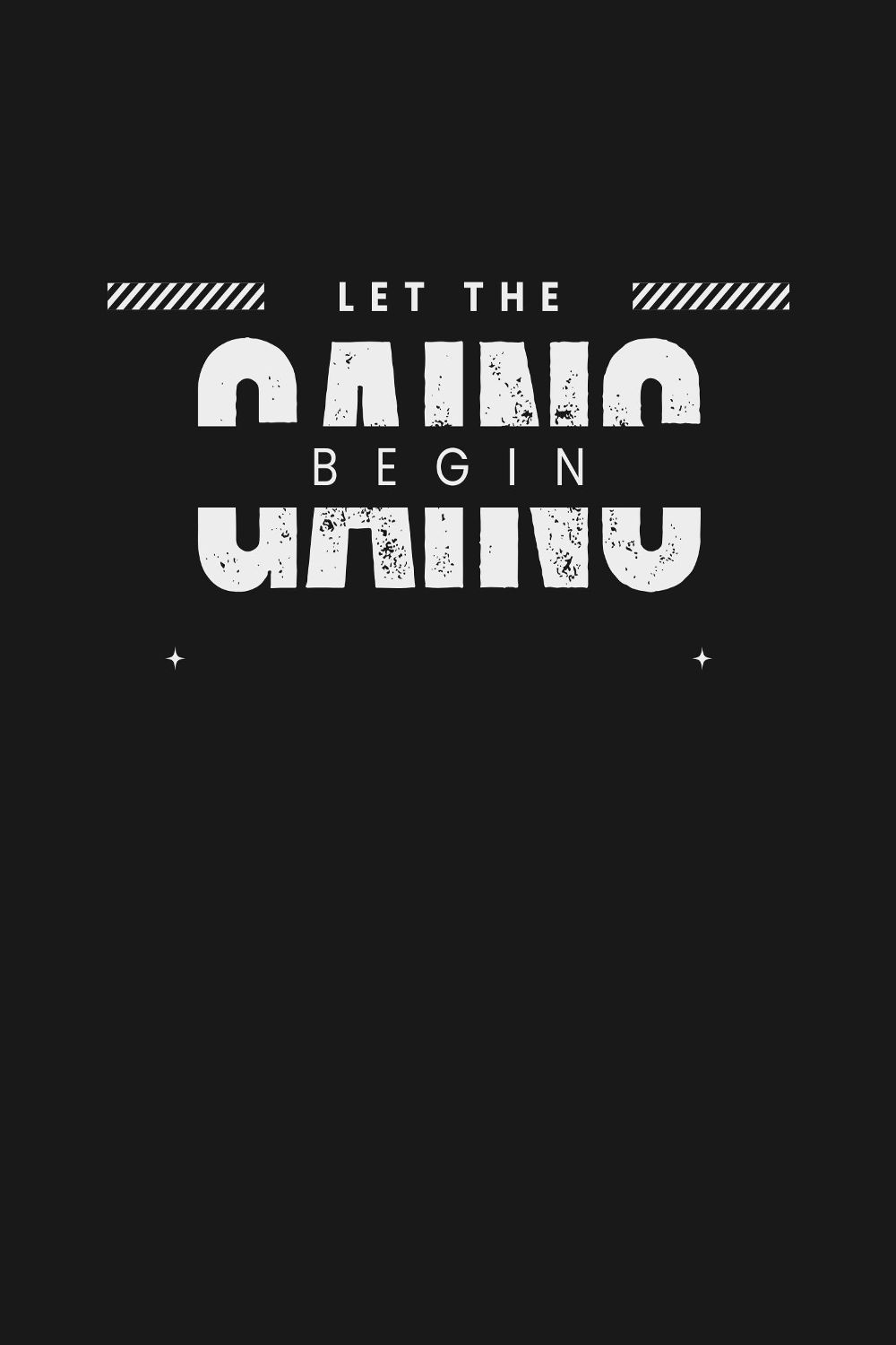 BLACK & WHITE TYPOGRAPHY MOTIVATION T-SHIRT pinterest preview image.