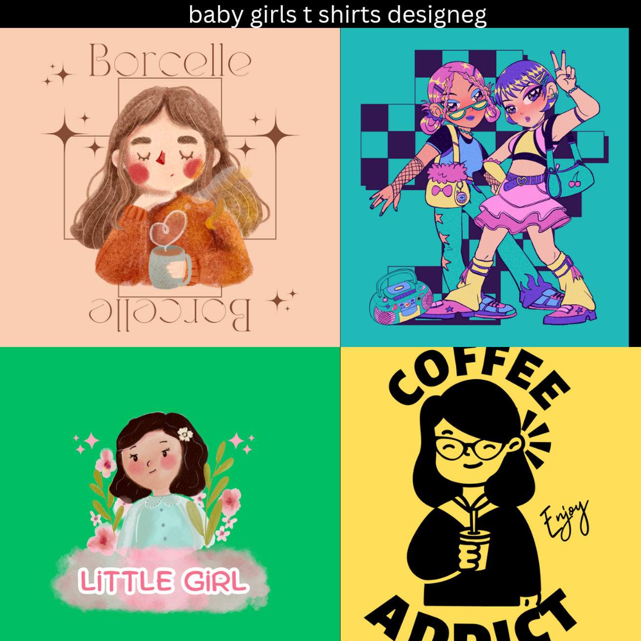 baby girls t shirts designeg preview image.