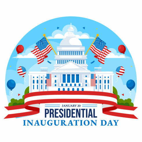 12 Presidential Inauguration Day Illustration cover image.