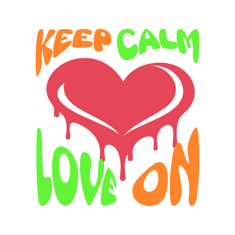 keep calm love on 1 3