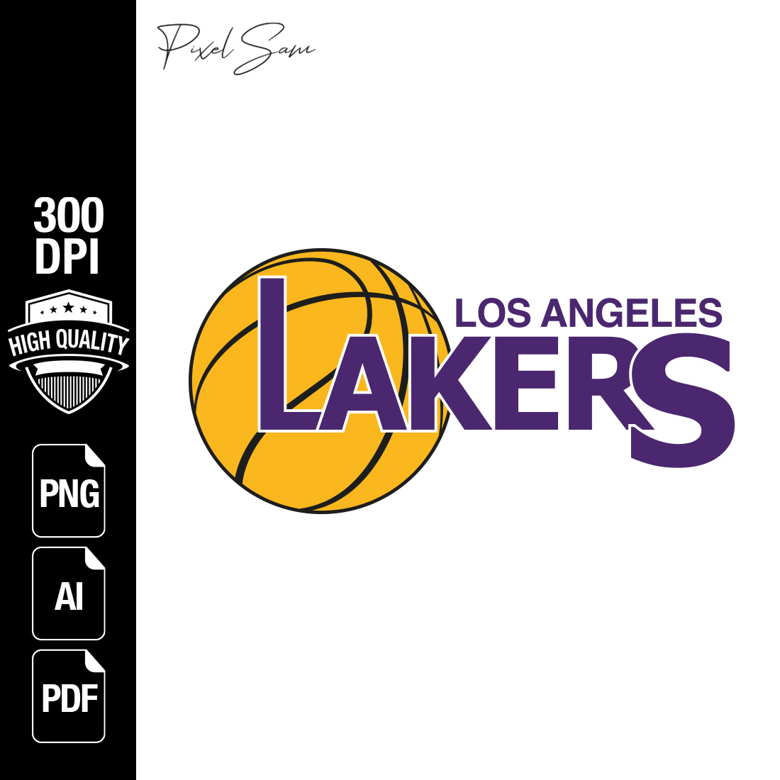 LAKERS SPORT T-SHIRT DESIGN preview image.