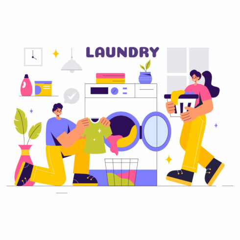 9 Laundry Room Illustration cover image.