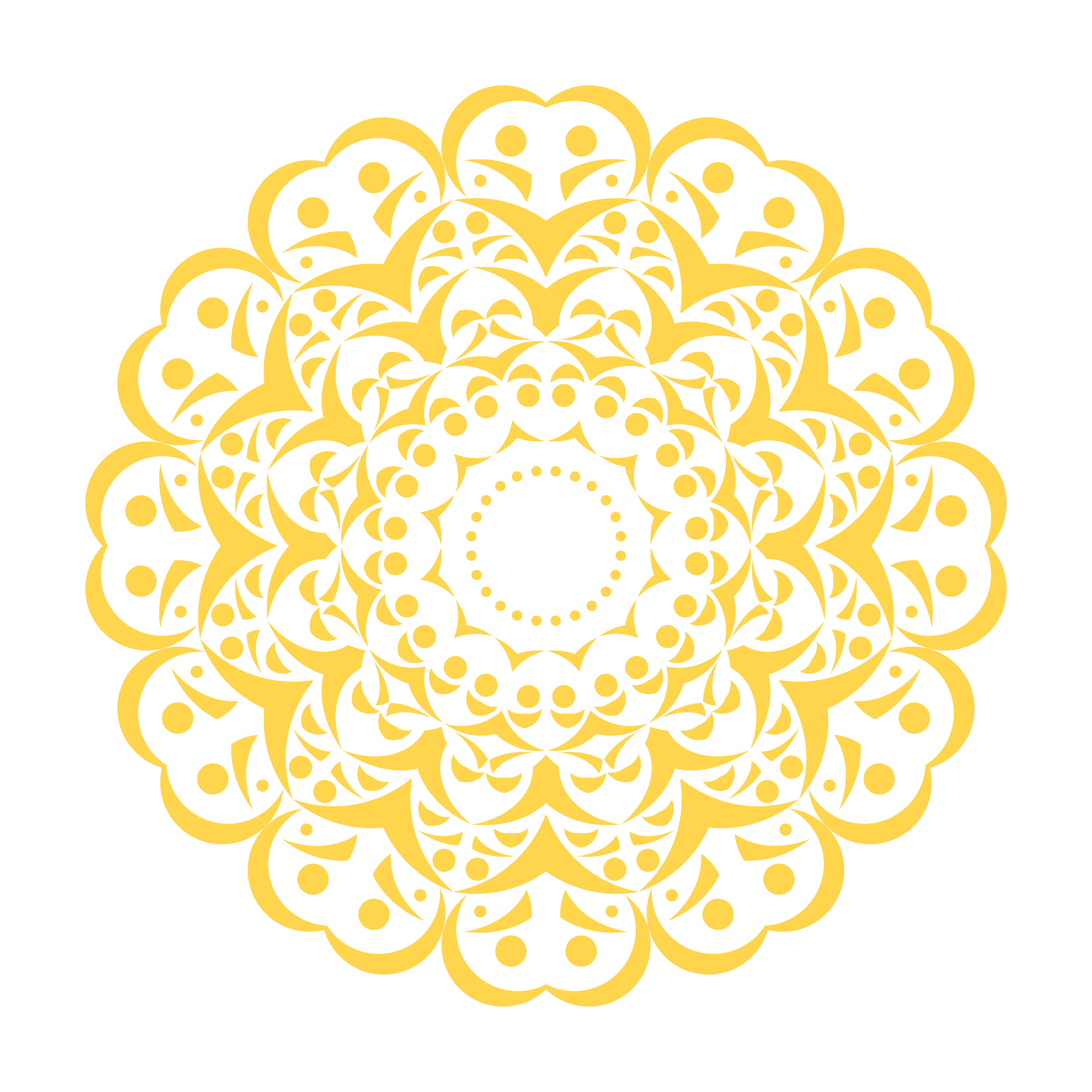 This is a Nice Mandala Design Template preview image.