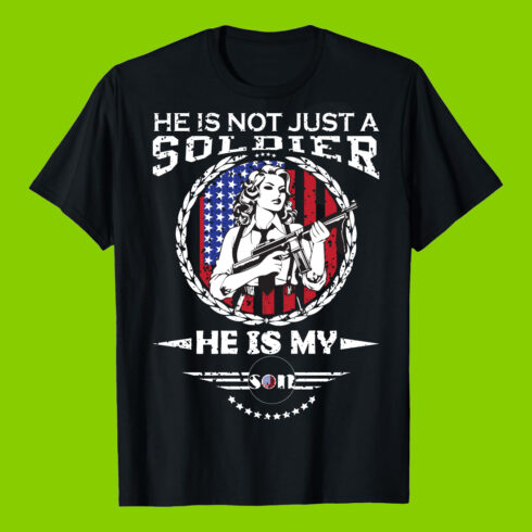 T-shirt Design-T-Shirt-US Army T-Shirt Design - Military T-Shirt Design cover image.