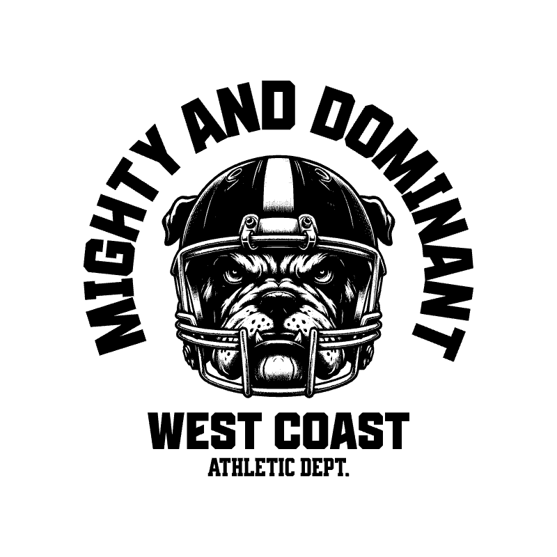 mighty and dominant football t shirt 192