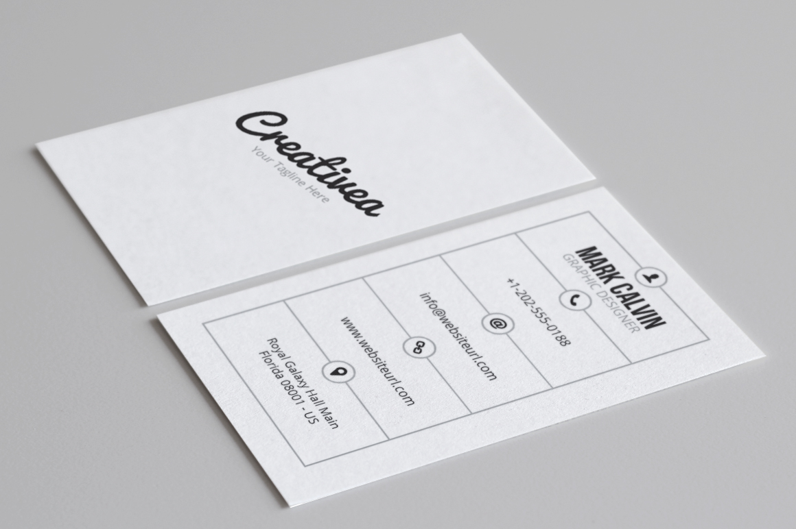 minimal business card 46 546