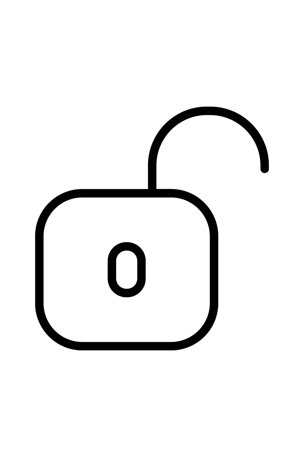 This is a Nice Unlock Icon Design pinterest preview image.