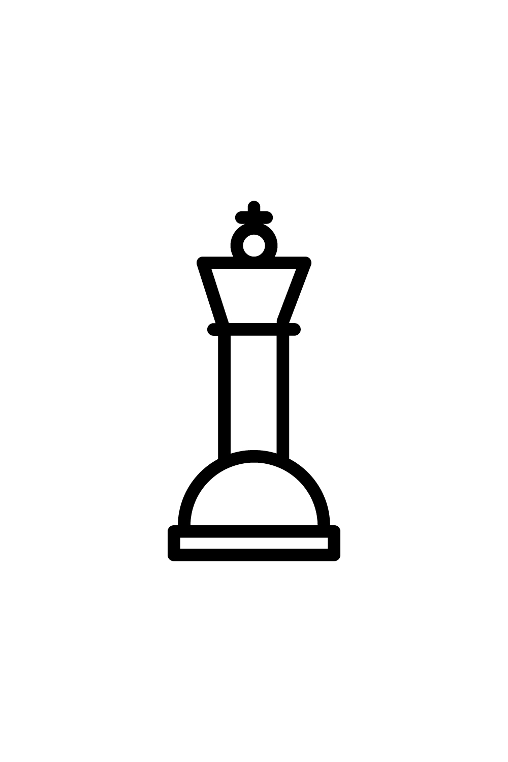 This is a Nice Chess Icon Design pinterest preview image.