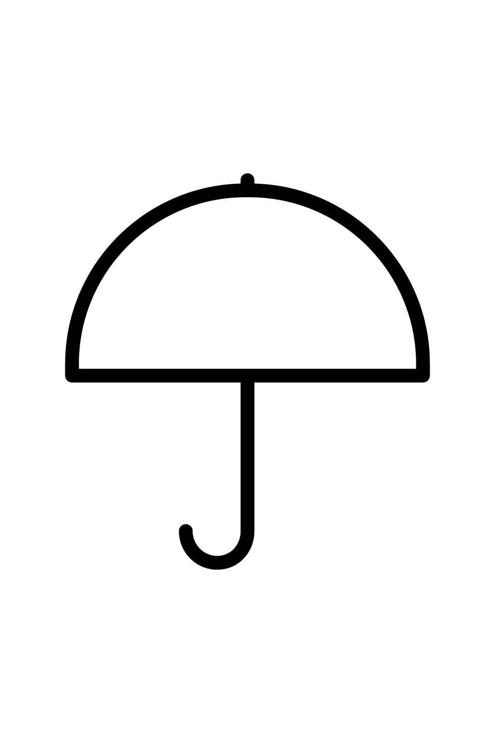 This is a Nice Umbrella Icon design pinterest preview image.