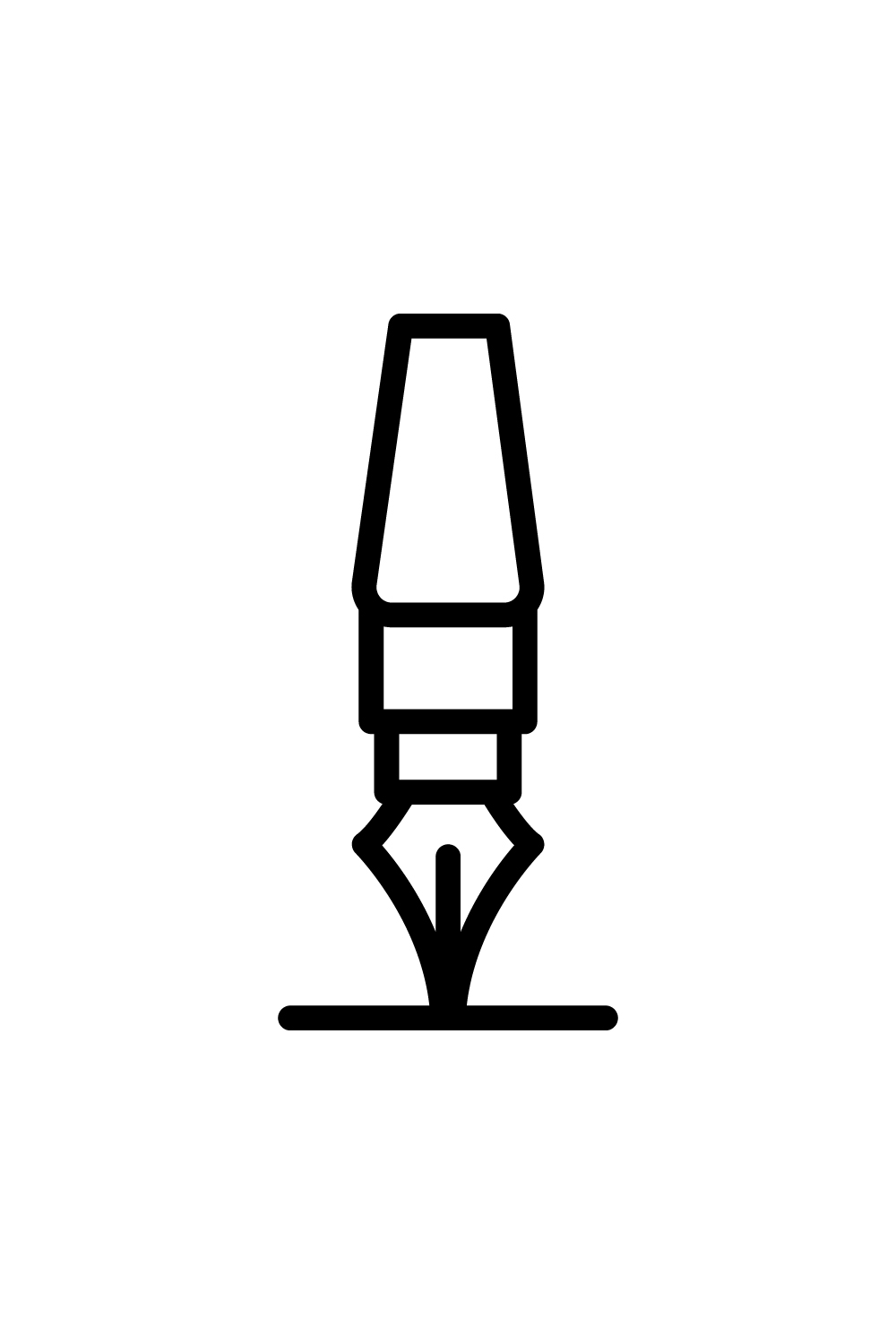 This is a Nice Pen Icon Design pinterest preview image.