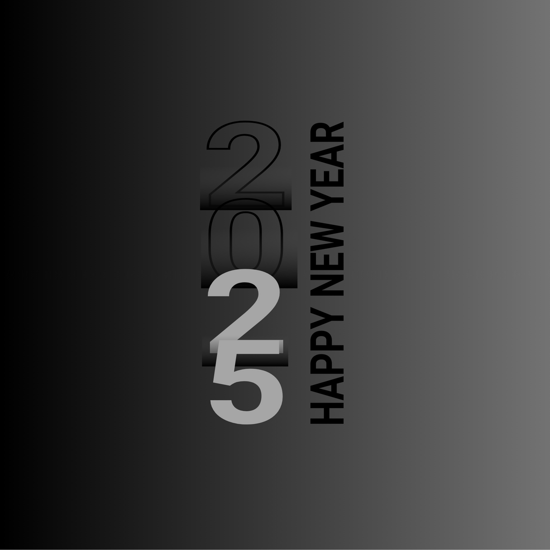 Modern New Year T-shirt cover image.