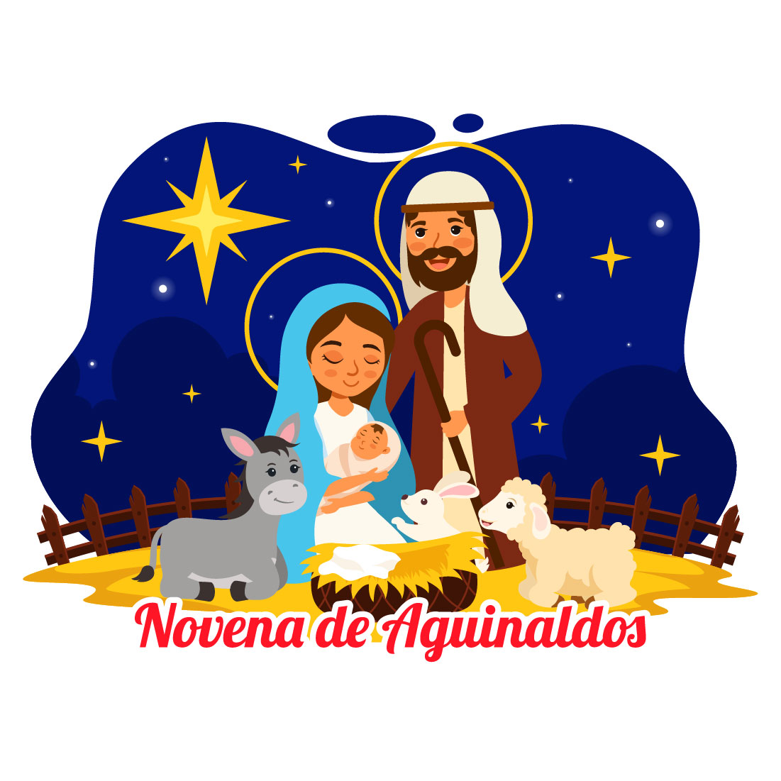 12 Novena De Aguinaldos Illustration preview image.