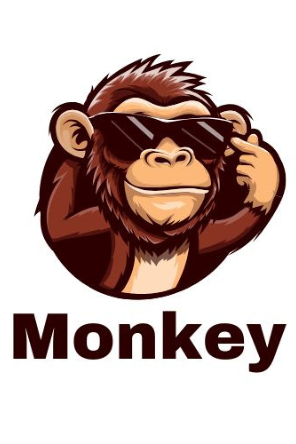 MONKEY LOGO pinterest preview image.