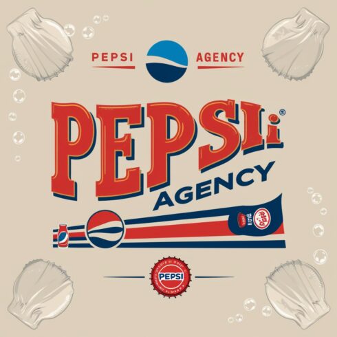 Retro-Inspired Pepsi Agency Logo cover image.