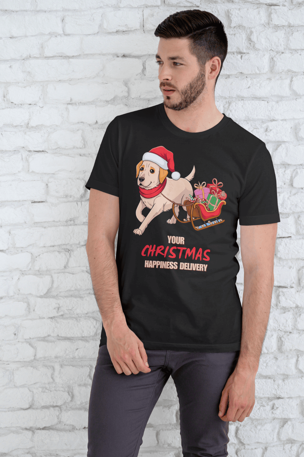 5 cool and premium christmas designs for dog lovers pinterest preview image.