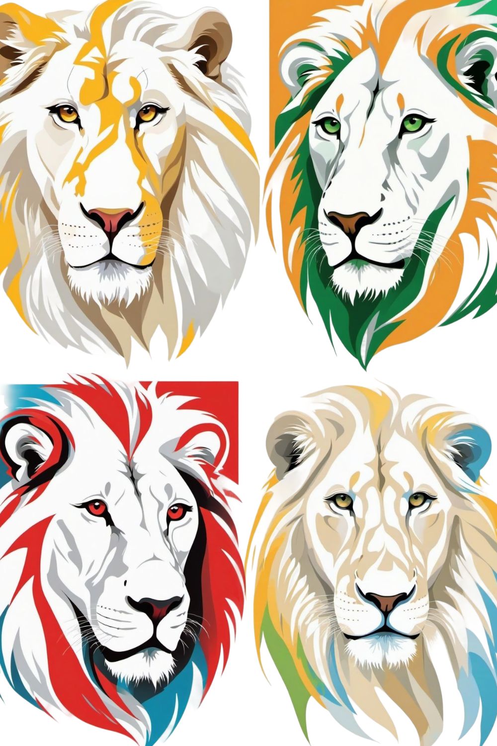 Lion king portraits vector art illustration drawing png transparent pinterest preview image.