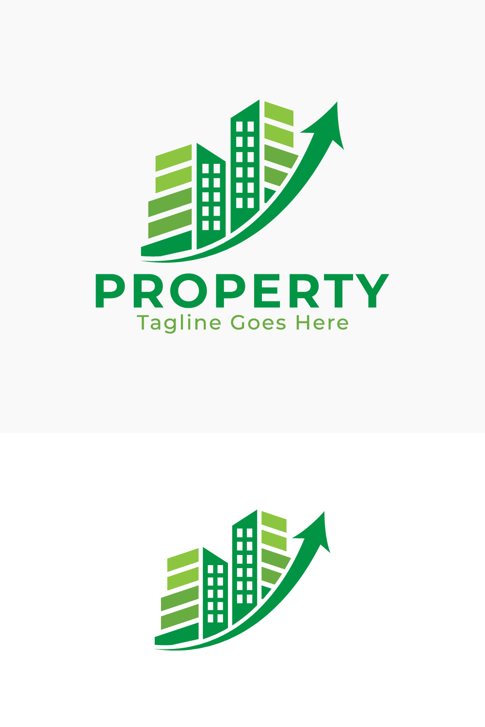 Property and real estate development logo template design pinterest preview image.