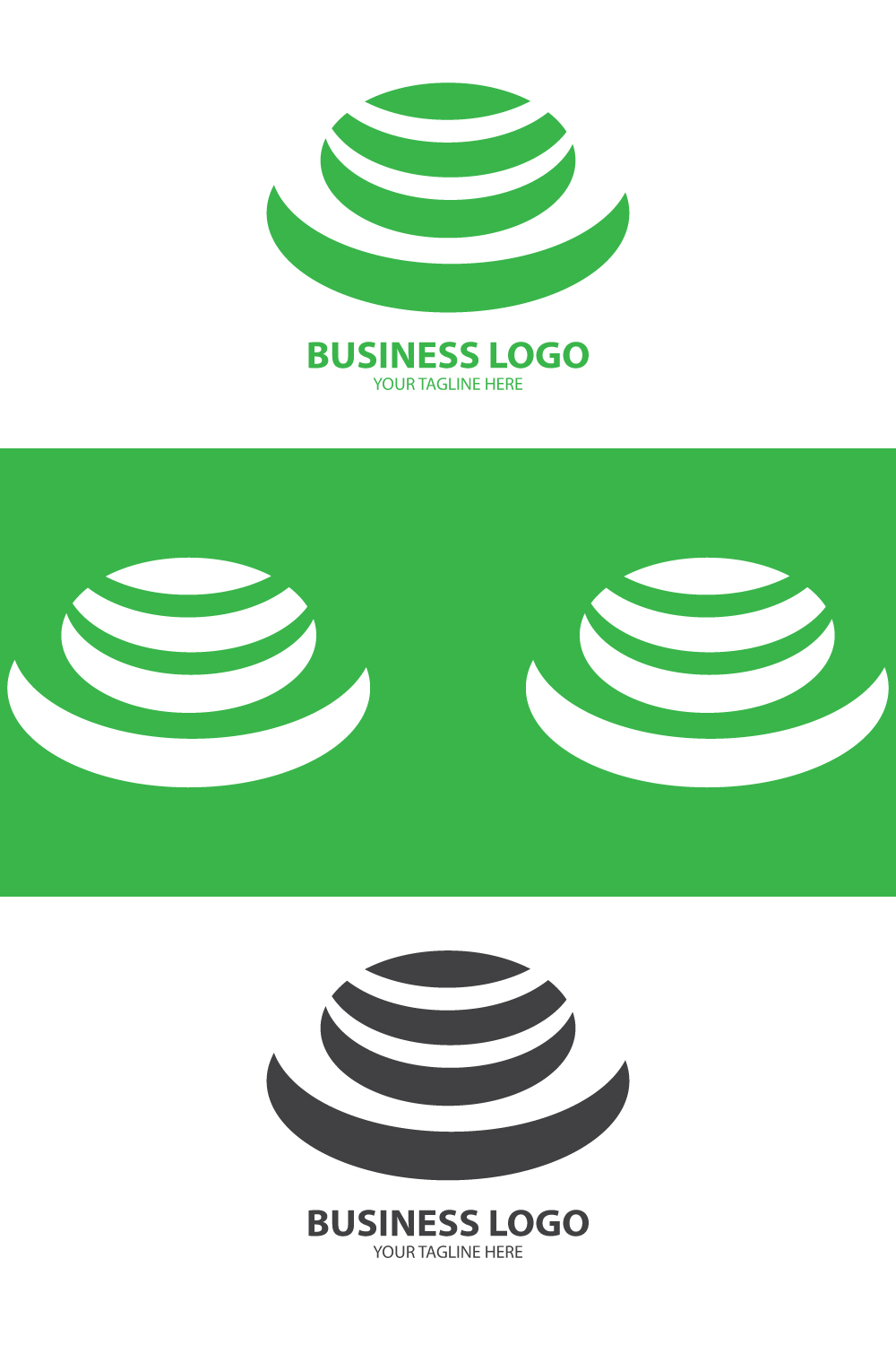 A Business logo for your business and company brand identity, A modern Business logo for global brand pinterest preview image.