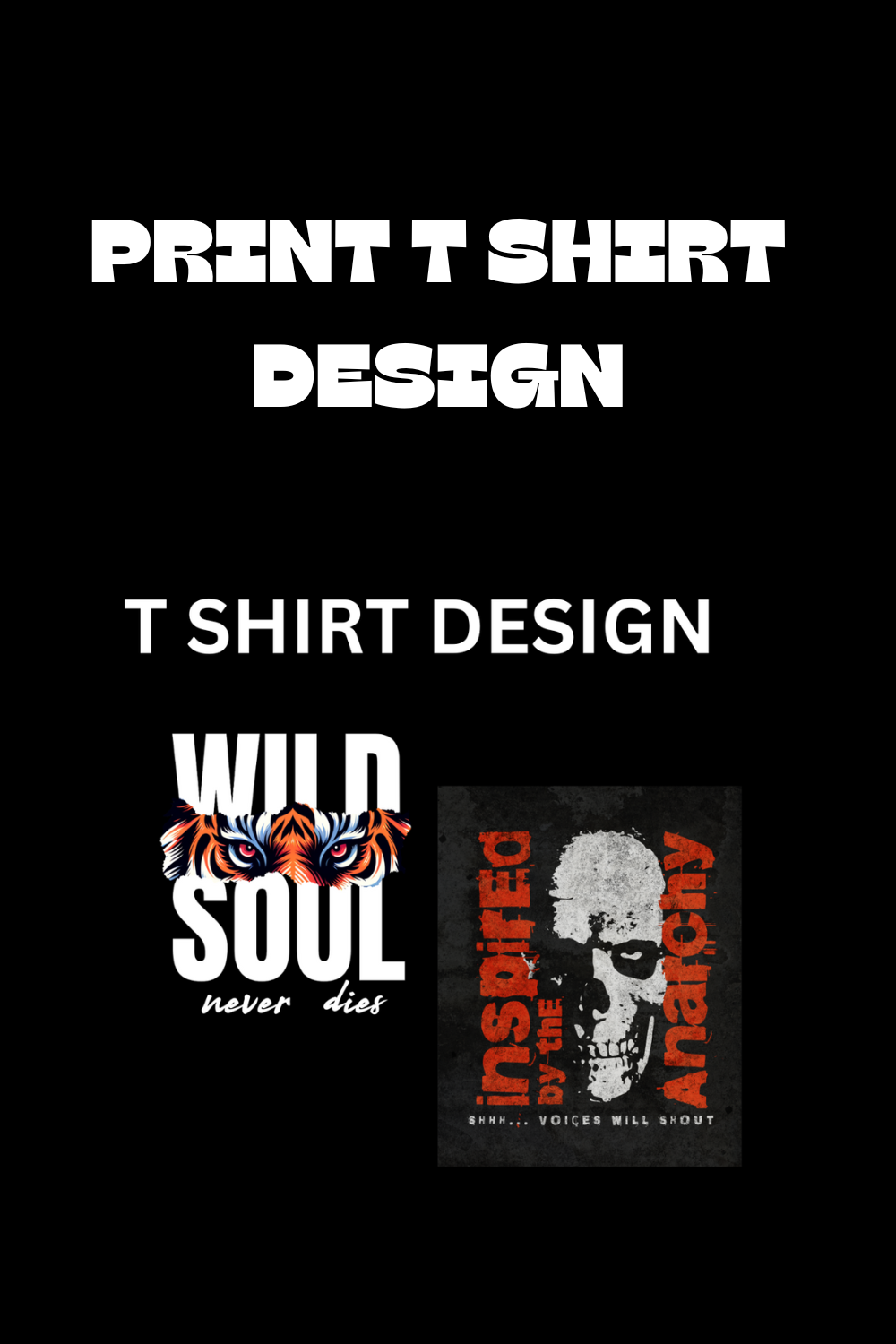 T SHIRT DESIGN pinterest preview image.