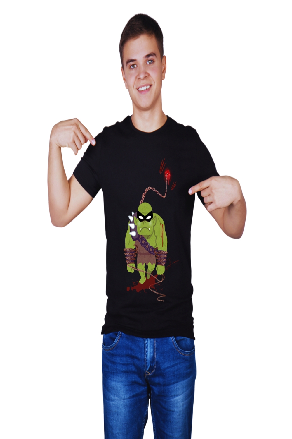 "Monster Love T-Shirt – Quirky Design with a Monster Pulling a Heart!" Express your fun and unique style with this eye-catching t-shirt featuring a playful monster pulling a heart design! Perfect for casual outings, this tee combines creativity and comfort, making it a must-have for those who love quirky, artistic apparel pinterest preview image.