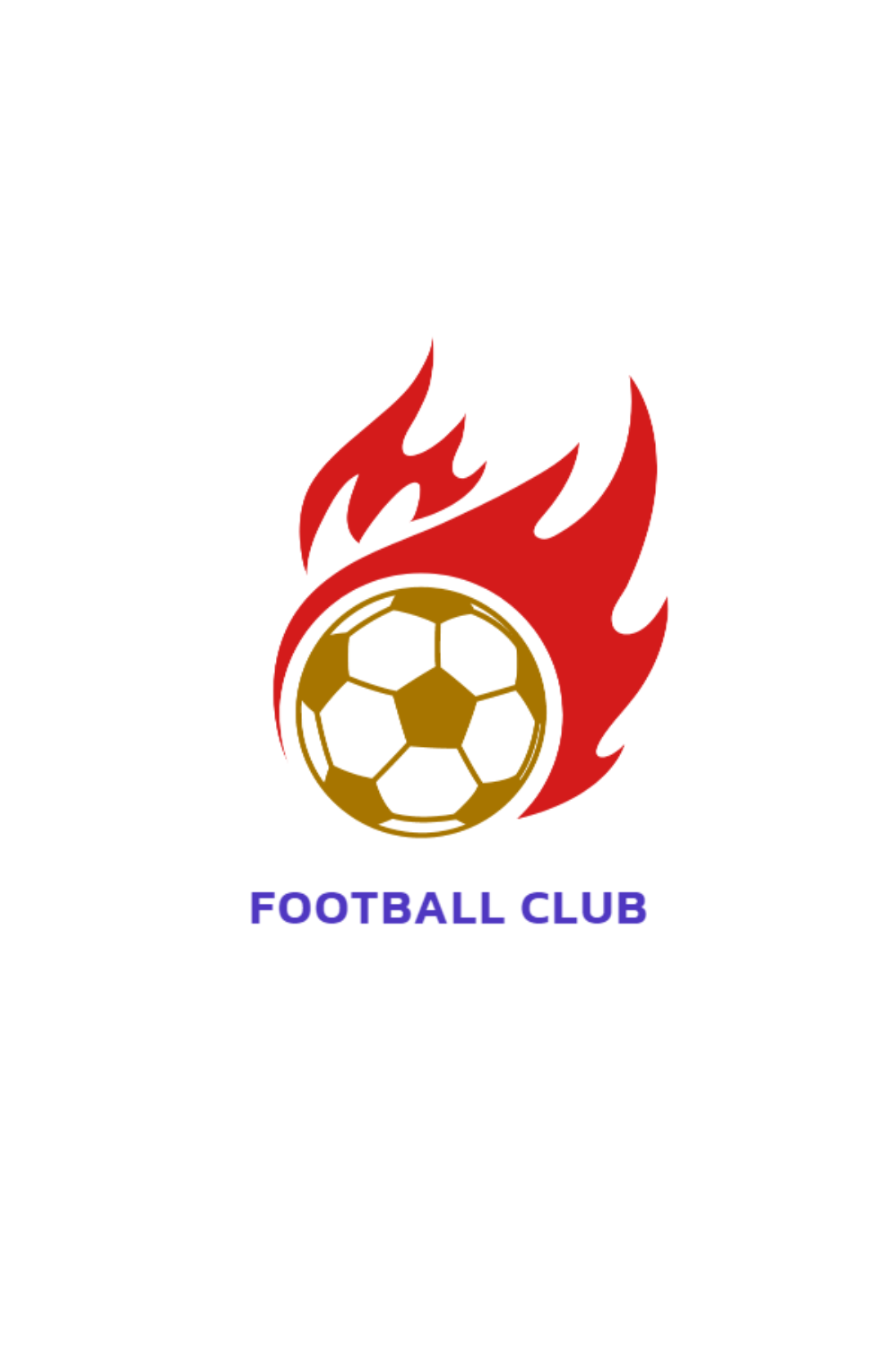 Red Fire Football Club pinterest preview image.