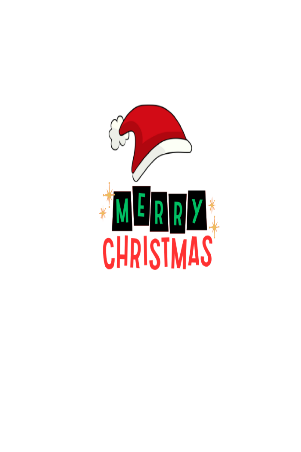 happy merry christmas 2024 pinterest preview image.