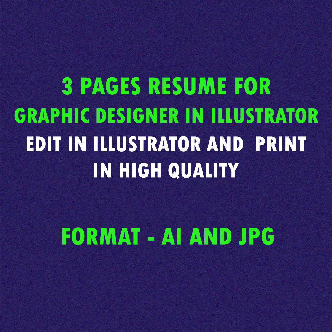 Resume Graphic Designer Resume 3 page preview image.