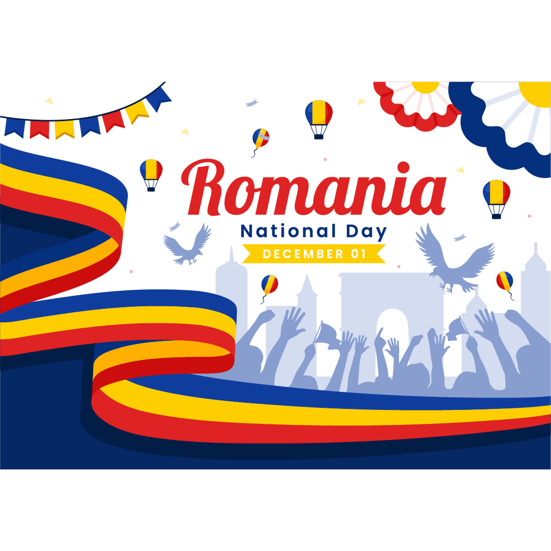 13 Romania National Day Illustration preview image.