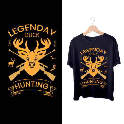 Hunting T-shirt Design cover image.