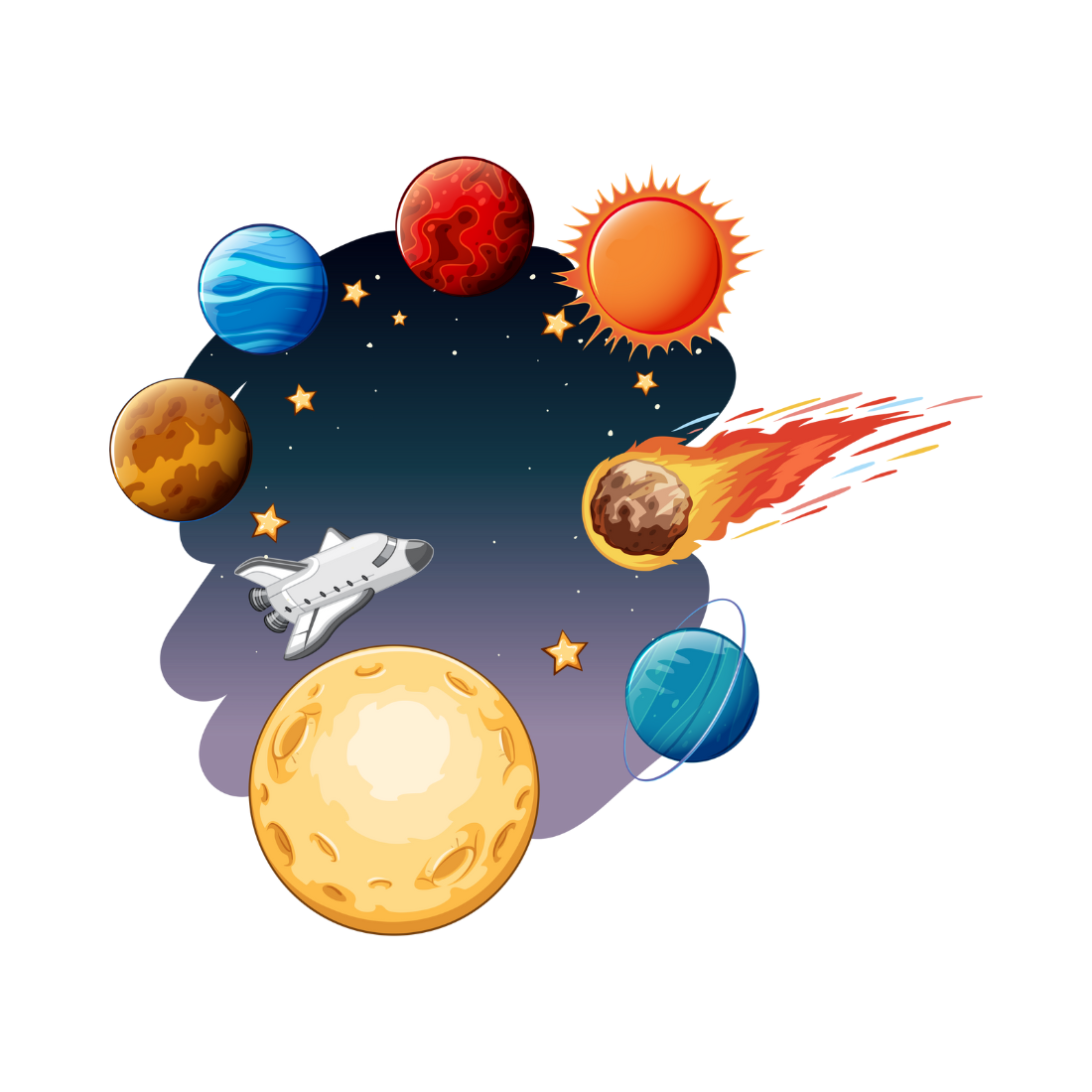 Stunning Space Graphics – Bring the Cosmos to Your Creations! preview image.