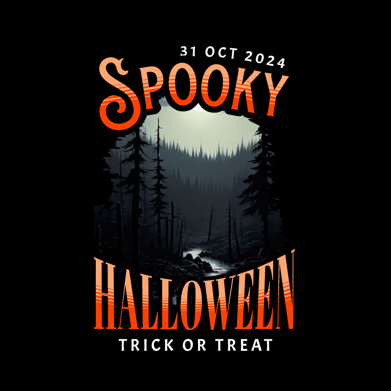 spooky halloween halloween typography design 33