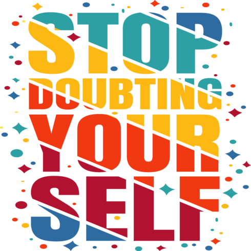 Stop doubting yourself cover image.