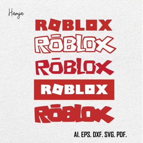 Roblox logo svg, Roblox logo bundle svg, Png, Dxf, Cutting File, Svg Files for Cricut, Silhouette cover image.