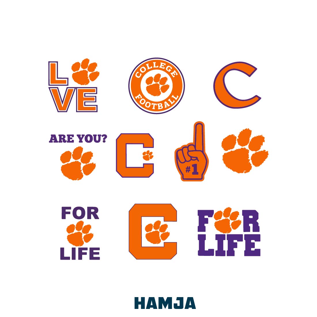 Clemson Tigers logo svg, Clemson Tigers Logo, Clemson Tigers svg, Clemson Tigers png, Clemson Tigers clipart preview image.