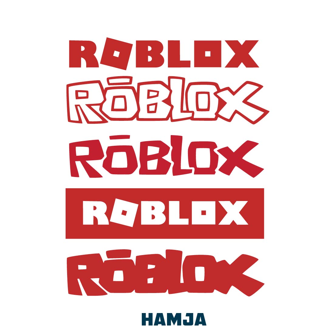 Roblox logo svg, Roblox logo bundle svg, Png, Dxf, Cutting File, Svg Files for Cricut, Silhouette preview image.