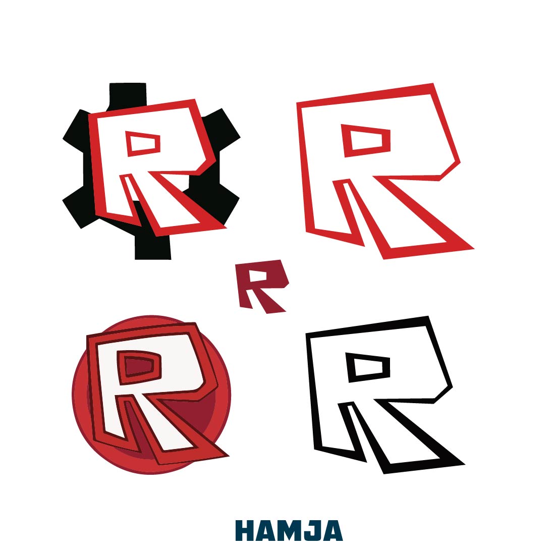 Roblox logo svg, Roblox logo bundle svg, Png, Dxf, Cutting File, Svg Files for Cricut, Silhouette preview image.